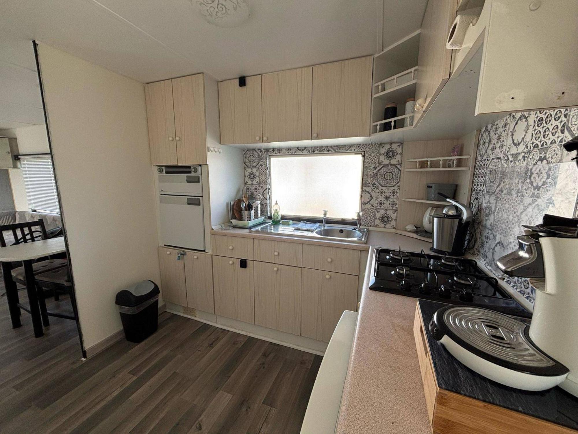 Mobile Home Au Camping New Vennepark Harendijk Exterior foto